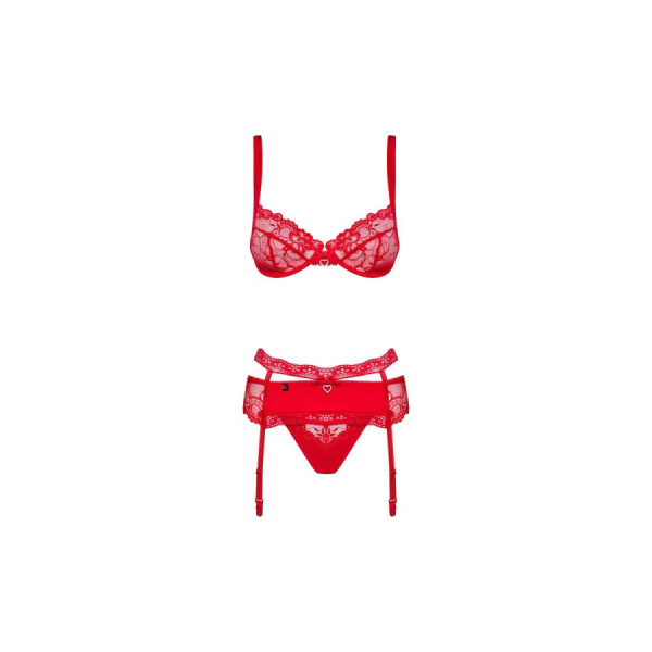 Heartina Ensemble 3 pcs - Rouge